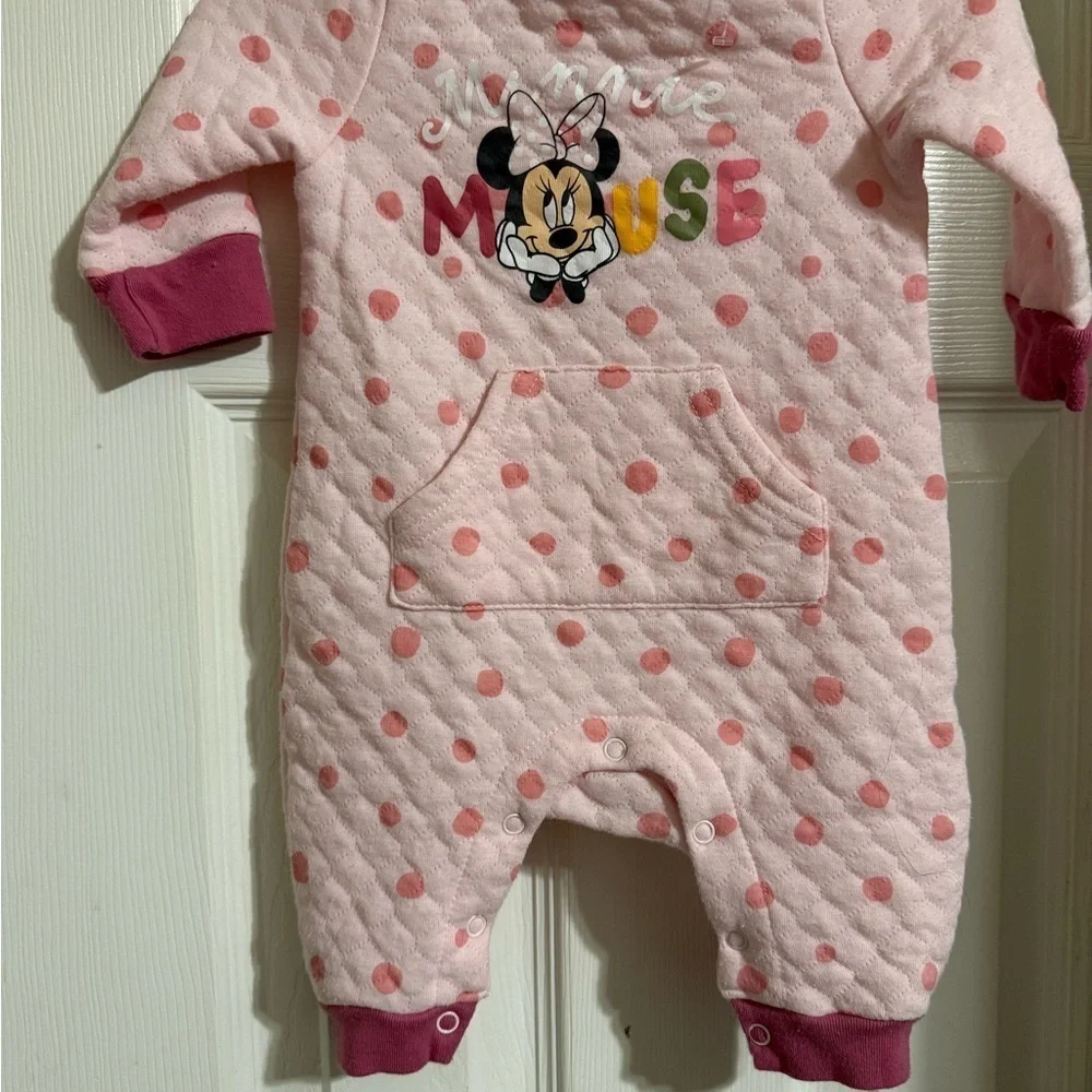 Disney Baby Quilted Minnie Mouse Romper